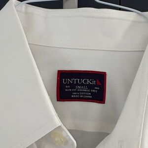 UNTUCKit Men's Classic White Button Down Shirt